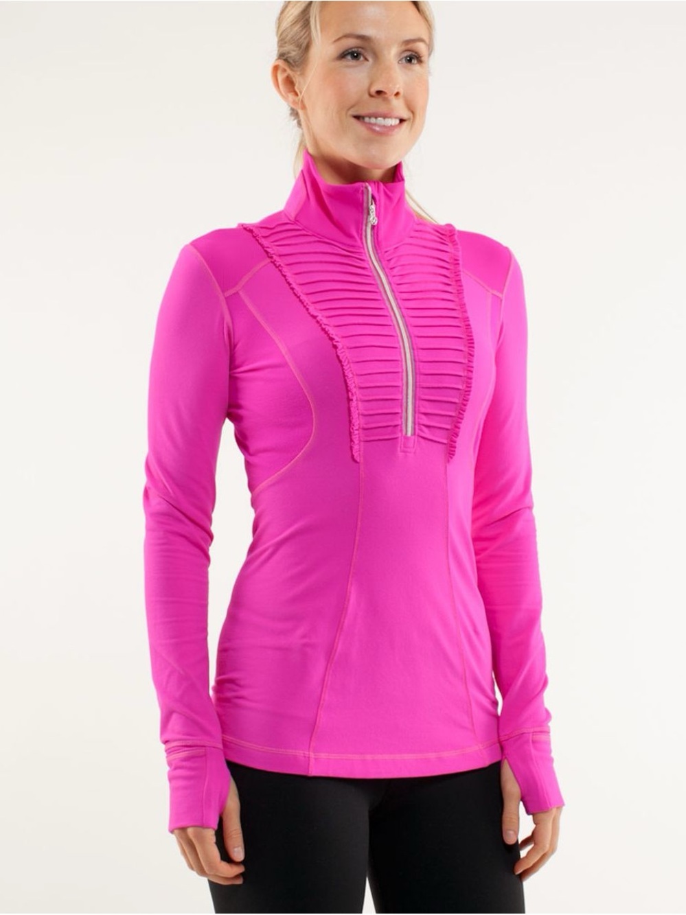Lululemon Run: Your Heart Out Pullover Paris Pink running training gym active 4